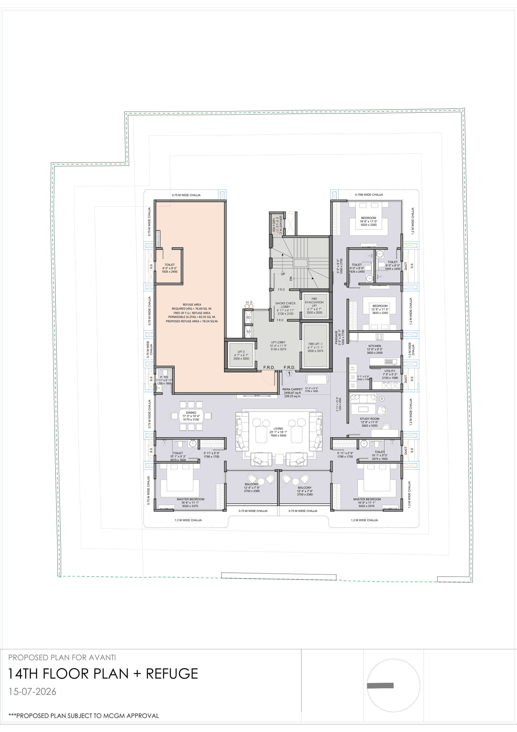 Vaswani Avanti master plan layout